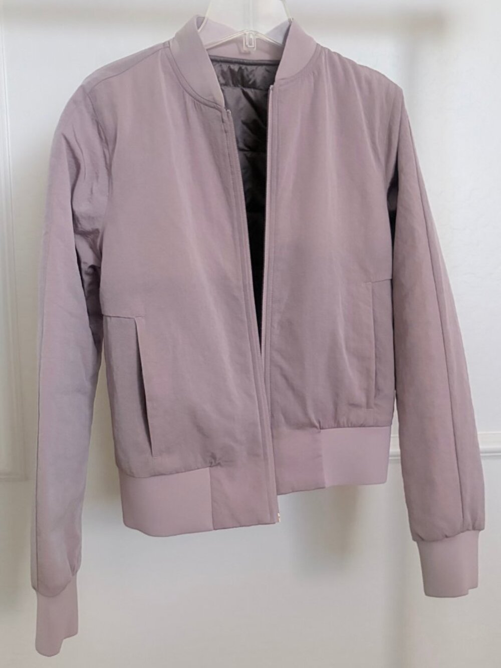 Lululemon Non-Stop Bomber Jacket - Reversible - Dusty Rose - Fits Size 8